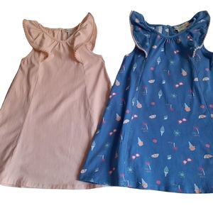 💝❤C&C California Kids,Toddlers girls 2 Dresses,Size:4T ,Colors Pink & Bl